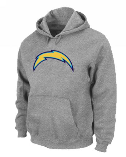 NFL Men's Nike Los Angeles Chargers Logo Pullover Hoodie - Grey